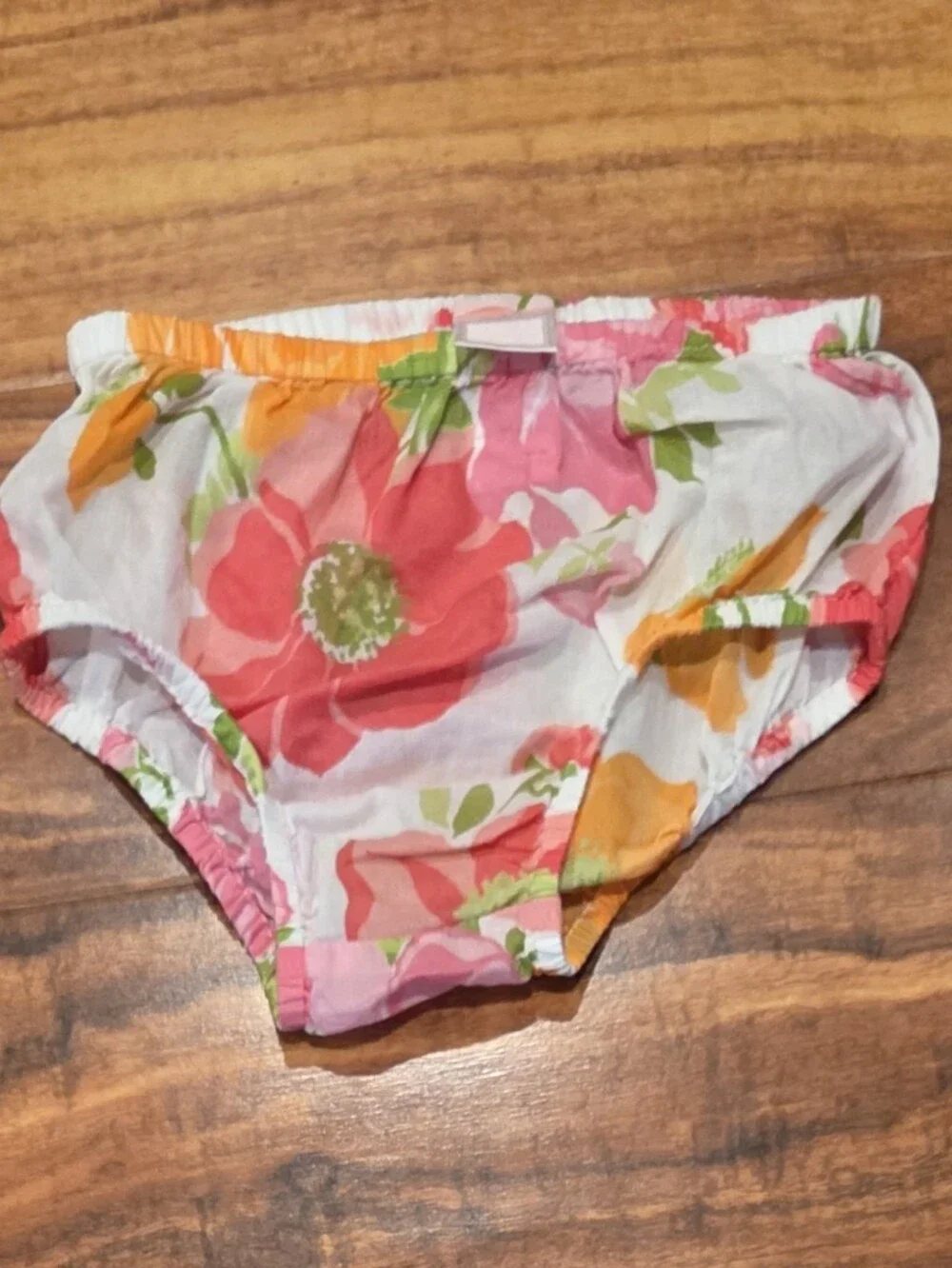 Janie and Jack EUC 12-18 months orange/pink/ivory floral dress and crop sweater